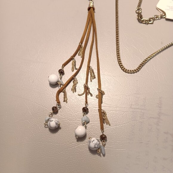 Charlie Paige Euro Collection NWT jewelry lot tassel necklace & drop earrings - Picture 2 of 12